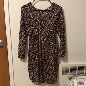 Long sleeve floral dress